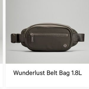 New Lululemon Wunderlust Belt Bag 1.8 L in Grey Sage